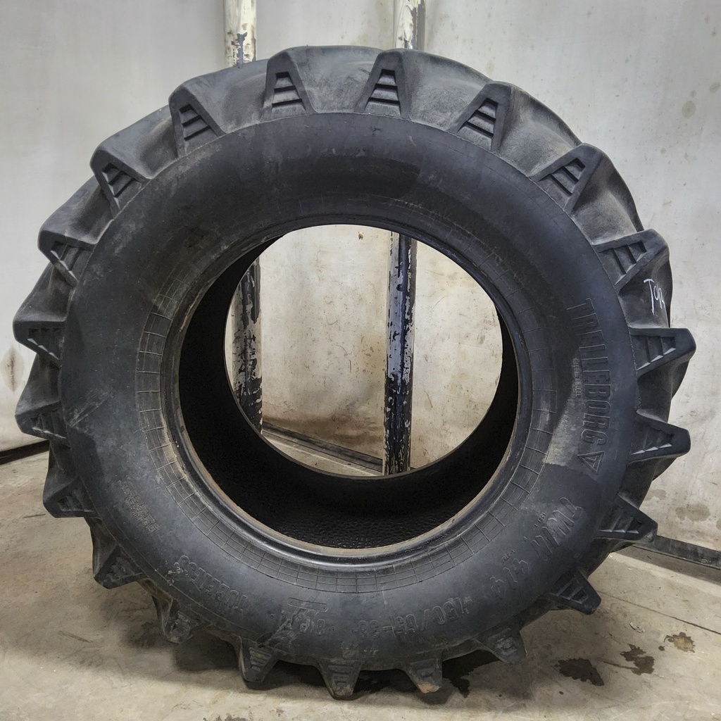 USED 750/65-38 Trelleborg Twin 414 R-1 D (8 Ply), A8 45% for Sale